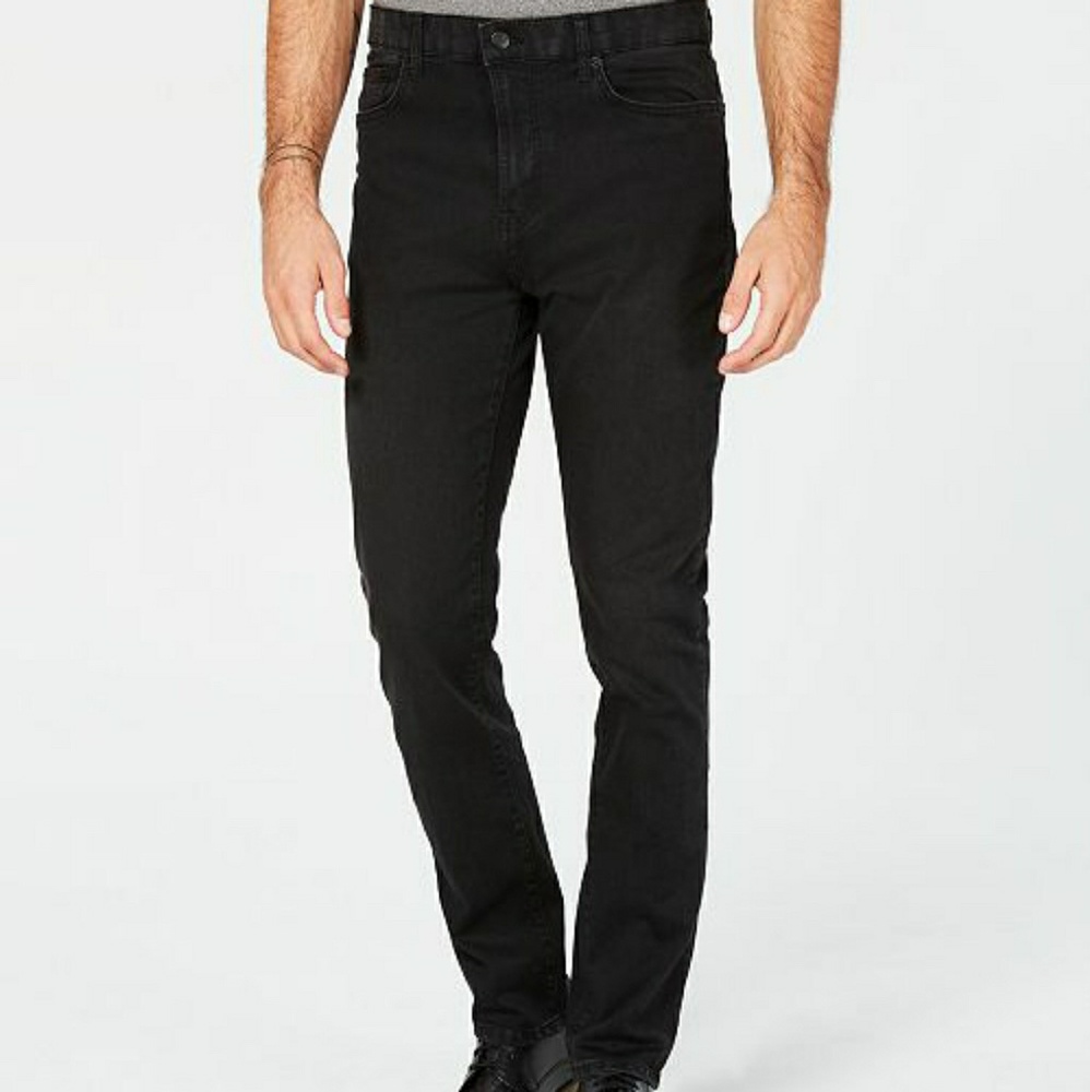 Kenneth Cole Slim-Fit Grey Wash Jeans